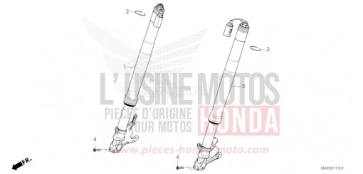 FOURCHETTE AVANT (CBR1000SP) CBR1000SPR de 2024